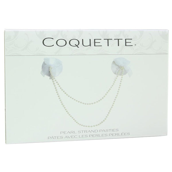 Women Pearl Strand Nipple Pasties-Party Accessories