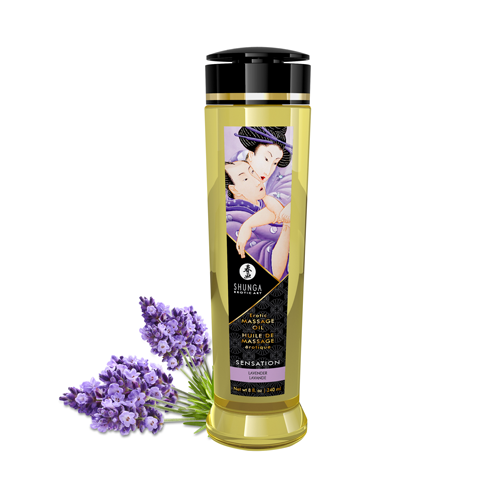 Erotic Massage Oils Sensation / Lavender (240ml/8oz)