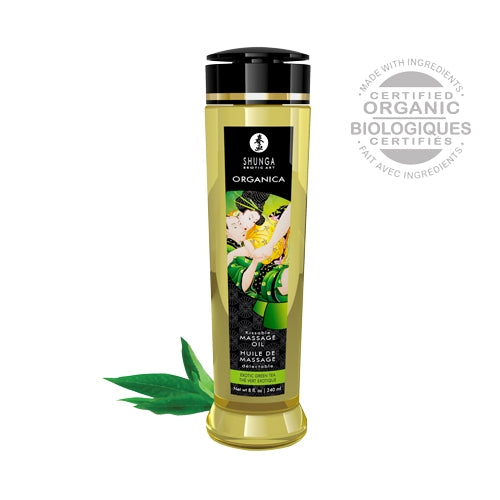 Organica Kissable Massage Oils Green Tea (240ml/8oz)