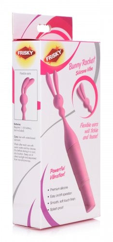 Cute Bunny Rocket Silicone Clitoral Stimulator