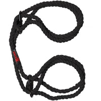 Kink - Hogtied - Bind & Tie - 6mm Hemp Wrist or Ankle Cuffs - Black