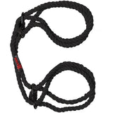 Kink - Hogtied - Bind & Tie - 6mm Hemp Wrist or Ankle Cuffs - Black