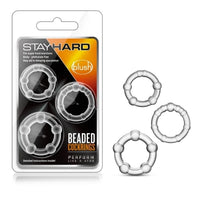 Blush Stay Hard - Beaded Cock Rings