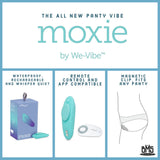 We-Vibe Moxie Wearable Clitoral Vibrator with Remote Control