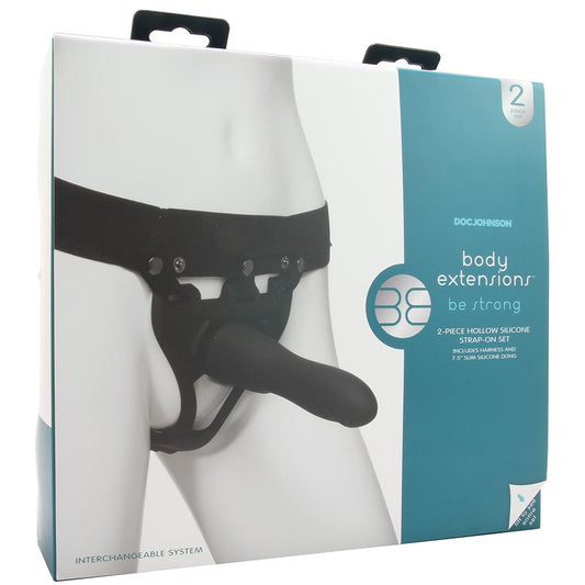 Penis Extension And Hollow Strap-On With Dildo - Premium Toys Set For Couple