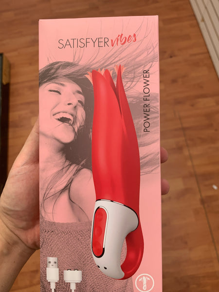 SATISFYER Power Flower Clip and High Speed Vibrator Urban novelty shop SATISFYER Power Flower Clip and High Speed Vibrator Urban novelty shop
