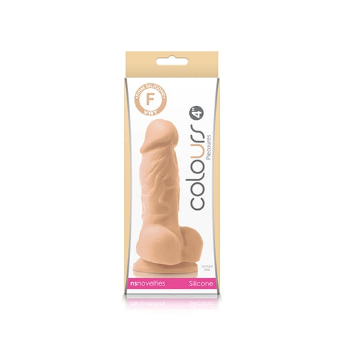 Colours Pleasures - 4" Dildo - White