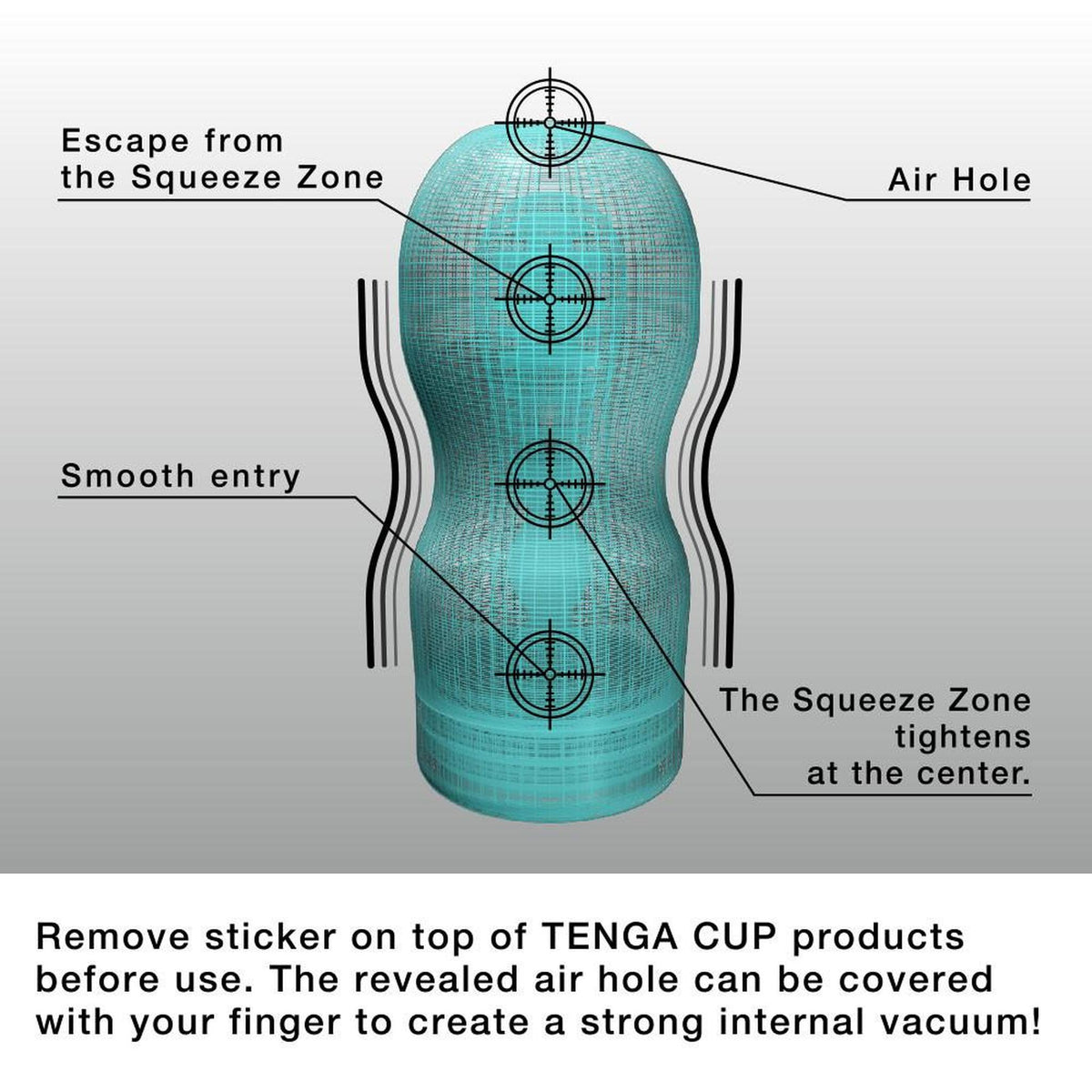 Tenga Fresh And Cooling Vacuum Cup New Edition Masturbator